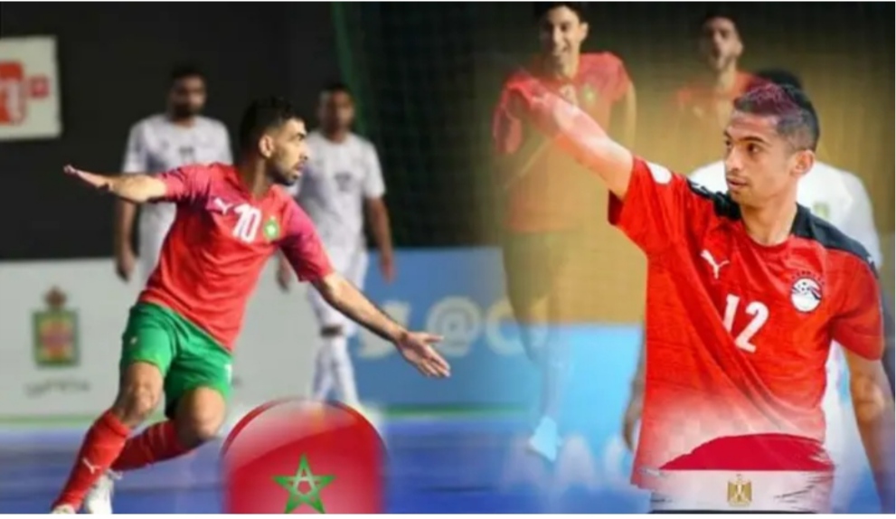 توقيت لقاء الأسود ضد مصر في نصف نهائي كرة القدم للصالات والقنوات الناقلة